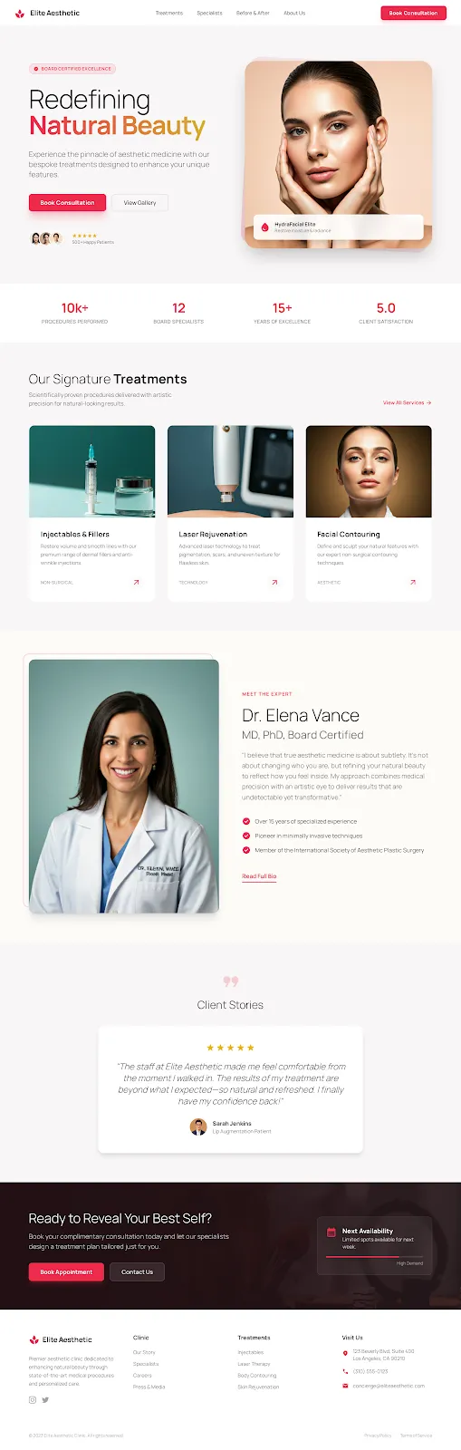 Elite Aesthetic Clinic Home